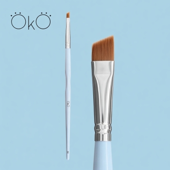 Pędzel OKO #2 do stylizacji brwi mini skośny pędzelek